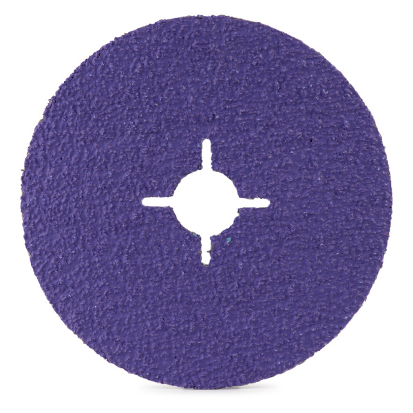 110934 RoxelPro Оправка для фибровых кругов 125мм, особо жёсткая, ребристая M14																